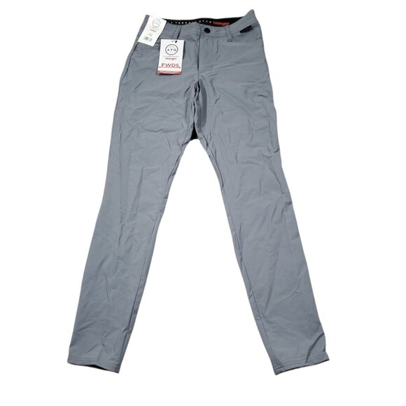 Wrangler 0 Tall ATG FWDS 5 Pocket Skinny Pants 4 Way Stretch Size 0T Gray - Picture 1 of 7